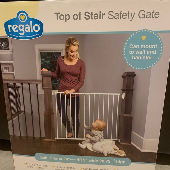 Safety stairs gate - Picture 1 of 2